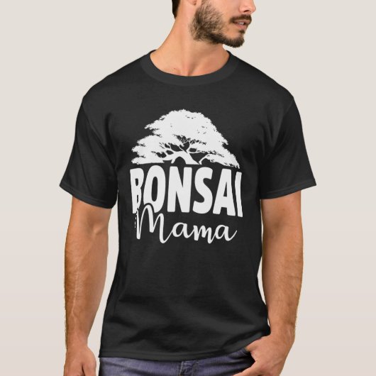 Bonsai Mama Funny Bonsai Tree Plant Lover Mama Gar T-shirt (Voorkant)