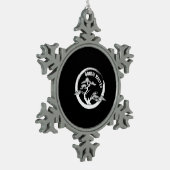 bonsai meester japanese bonsai - boomcirkel tin sneeuwvlok ornament (Links)