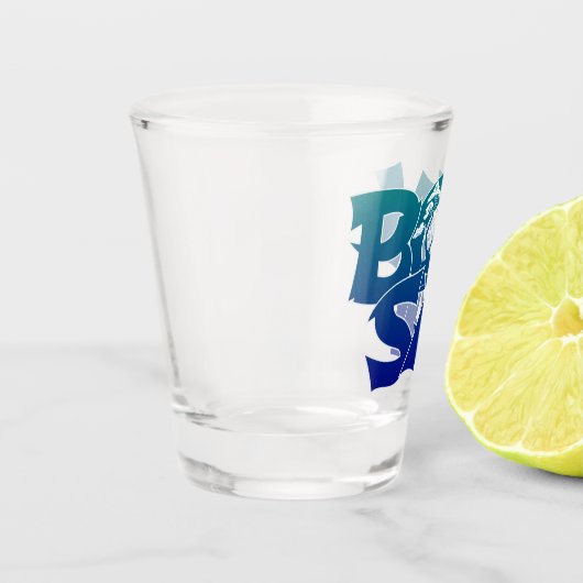 BONSAI met bonsai tree Shot Glass Shot Glas (Links)