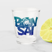 BONSAI met bonsai tree Shot Glass Shot Glas (Voorkant)