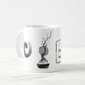 Bonsai met Enso, theepot en beker Koffiemok (Voorkant links)