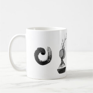 Bonsai met Enso, theepot en beker Koffiemok