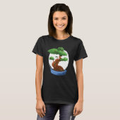 Bonsai Miniboompje T-shirt (Voorkant volledig)