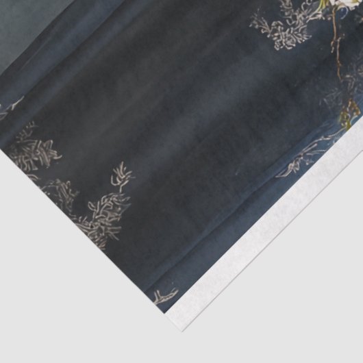 Bonsai Oosterse bloemen stilleven Tissuepapier (Detail)