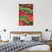 Bonsai Pine Tree Canvas Afdruk (Insitu (Slaapkamer))