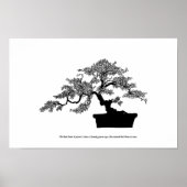 Bonsai Poster with text (Voorkant)