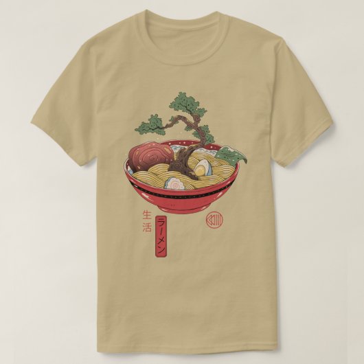 Bonsai Ramen T-shirt (Design voorkant)