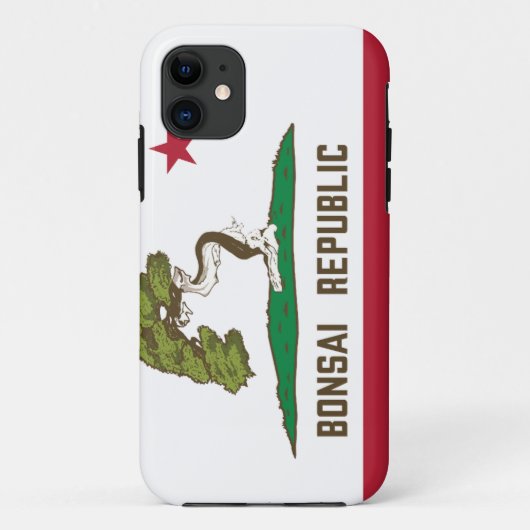 Bonsai Republiek Vlag Case-Mate iPhone Case (Achterkant)