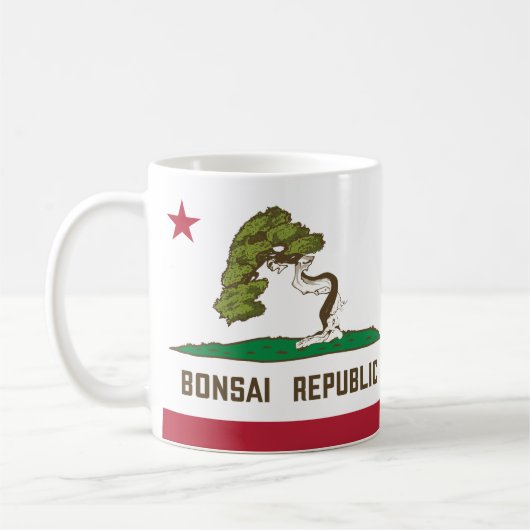 Bonsai Republiek Vlag Koffiemok (Links)