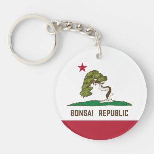 Bonsai Republiek Vlag Sleutelhanger