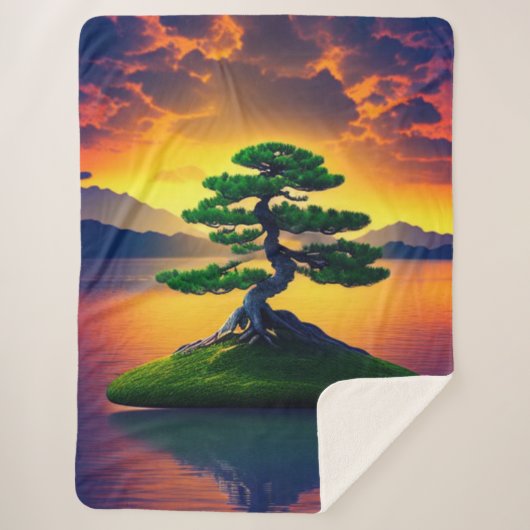 Bonsai Sherpa Blanket Deken (Voorkant)