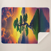 Bonsai Sherpa Blanket Deken (Voorkant (horizontaal))