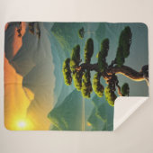 Bonsai Sherpa Blanket Deken (Voorkant (horizontaal))