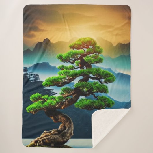 Bonsai Sherpa Deken (Voorkant)