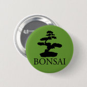 Bonsai Silhouette Ronde Button 5,7 Cm (Voorkant /achterkant)