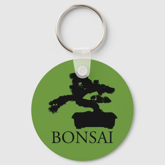 Bonsai Silhouette Sleutelhanger (Voorkant)
