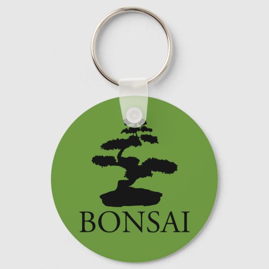 Bonsai Silhouette Sleutelhanger (Voorkant)