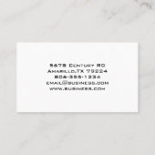 Bonsai Silhouette Sun Visitekaartje (Achterkant)