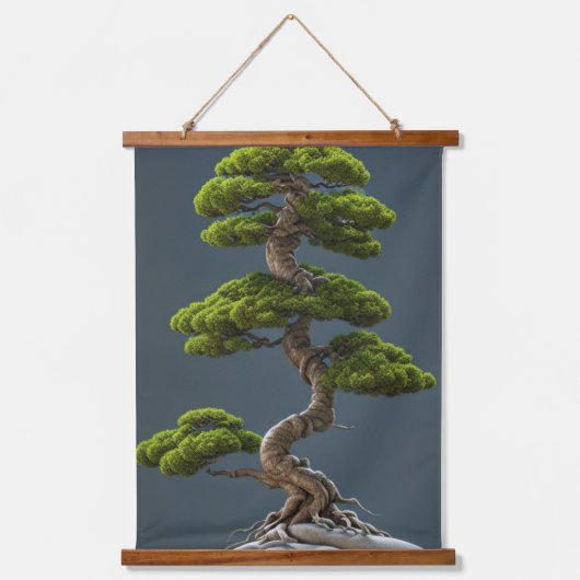 Bonsai Tapestry Hangend Wandkleed (Voorkant)