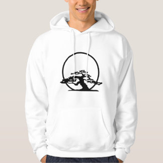 Bonsai tegen zonomtrek afbeelding grafisch ontwerp hoodie