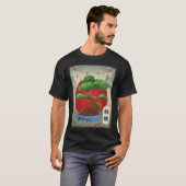 Bonsai Tree Boeddhisme Japanse Natuur Butterfly T-shirt (Voorkant volledig)