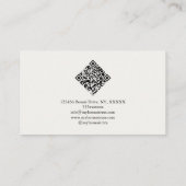 Bonsai Tree Botanische Plant Japanse Waterverf Visitekaartje (Achterkant)