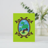 Bonsai Tree Briefkaart (Staand voorkant)