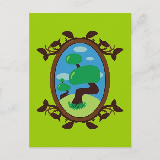 Bonsai Tree Briefkaart (Voorkant)