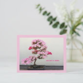 Bonsai Tree Briefkaart (Staand voorkant)