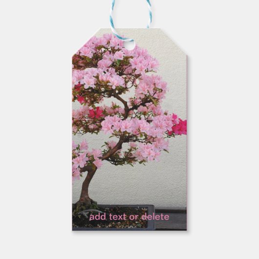 Bonsai Tree Cadeaulabel (Voorkant)