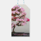 Bonsai Tree Cadeaulabel (Achterkant)