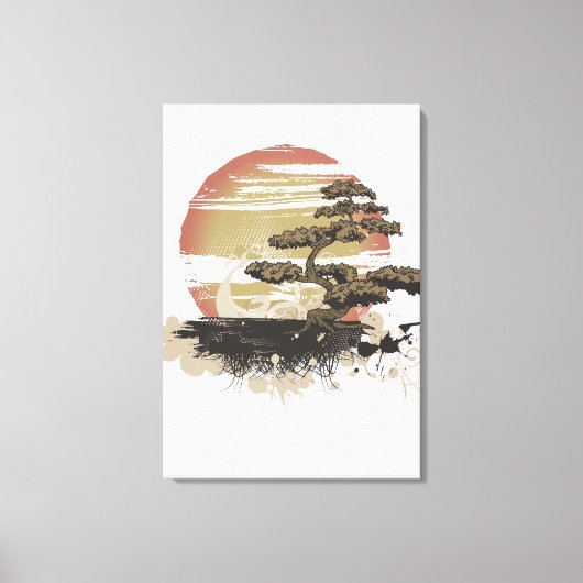 Bonsai Tree Canvas Afdruk (Voorkant)