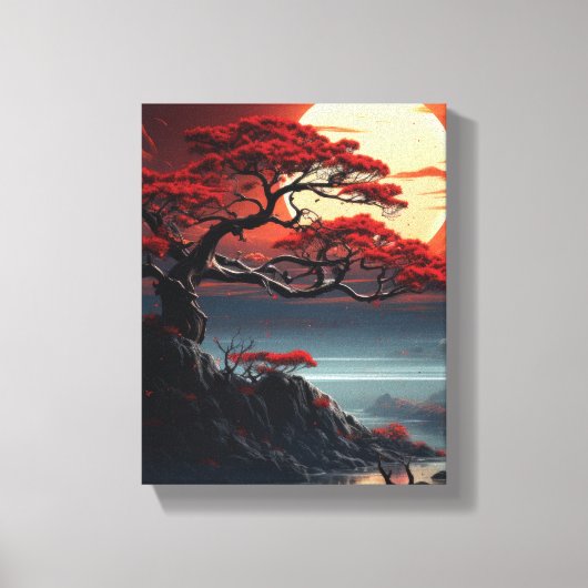 Bonsai Tree Canvas Afdruk (Voorkant)