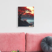 Bonsai Tree Canvas Afdruk (Insitu (Woonkamer))