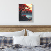 Bonsai Tree Canvas Afdruk (Insitu (Slaapkamer))