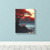 Bonsai Tree Canvas Afdruk (Insitu (Houten vloer))