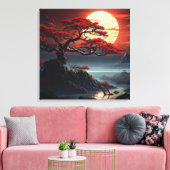 Bonsai Tree Canvas Afdruk (Insitu (Woonkamer))