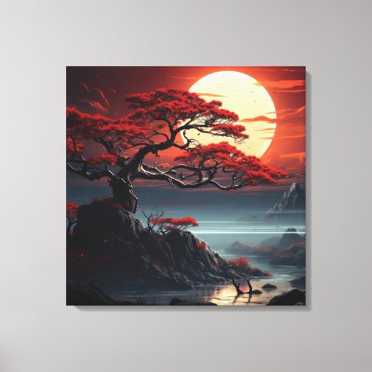 Bonsai Tree Canvas Afdruk (Voorkant)