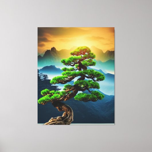 Bonsai Tree Canvas afdrukken (Voorkant)