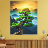 Bonsai Tree Canvas afdrukken (Insitu (Woonkamer))