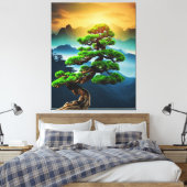Bonsai Tree Canvas afdrukken (Insitu (Slaapkamer))