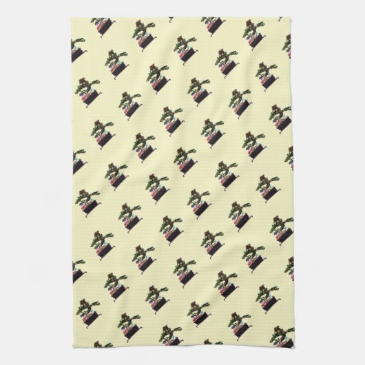 Bonsai Tree Christmas Theedoek (Verticaal)