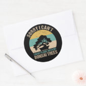 Bonsai Tree - Cool Indoor Planten Lover Tuinieren Ronde Sticker (Envelop)