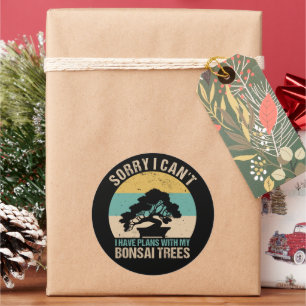 Bonsai Tree - Cool Indoor Planten Lover Tuinieren Ronde Sticker