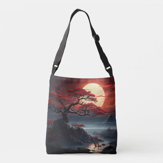 Bonsai Tree Crossbody Tas (Achterkant)