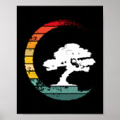Bonsai Tree Enso Circle  Zen Calligrafie Poster (Voorkant)