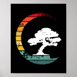 Bonsai Tree Enso Circle Zen Calligrafie Poster