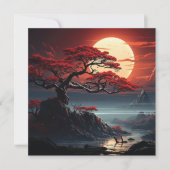 Bonsai Tree Feestdagenkaart (Voorkant)