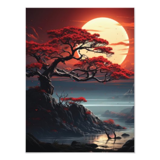 Bonsai Tree Foto Afdruk (Voorkant)