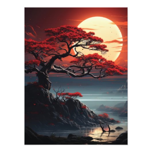Bonsai Tree Foto Afdruk (Voorkant)